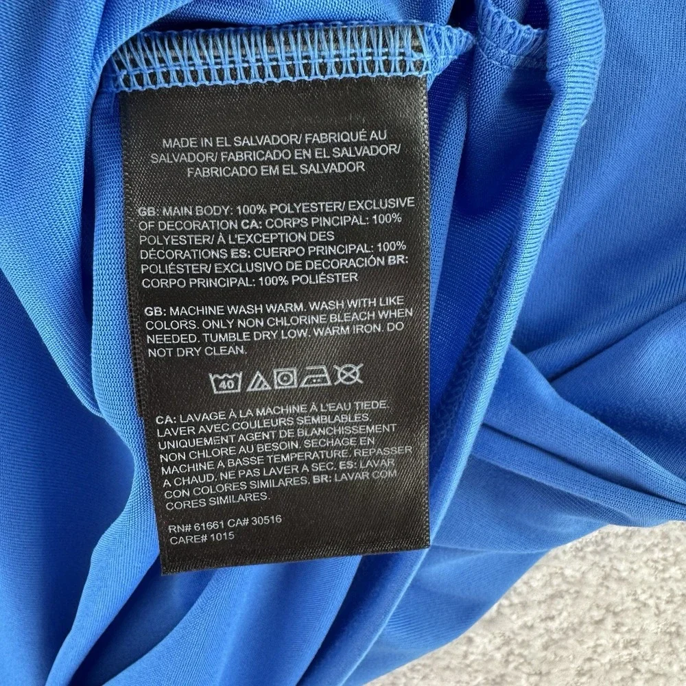 The North Face Elevation FlashDry Mens T Shirt XL Sonic Blue